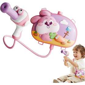 Water Blaster - Squirt Gun - Water gun backpack - child - large capacity - cute animal design - continuous shooting - pump-opera