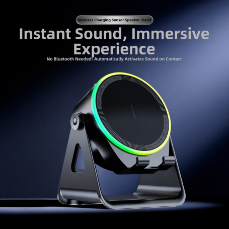 Enceinte Bluetooth 3-en-1 Support Téléphone | EasyMobile