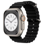 Accessoire de Mode, Gadget High-Tech - Montre Connectée Apple Watch Ultra 2 GPS Cellular Titane naturel 49mm avec Bracelet Noir
