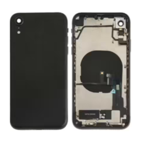 Châssis, Cadre - Châssis Complet iPhone XR Noir - Connecteur de Charge Sans Batterie (Original Demonté) - Grade A, prix de gros.