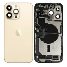 Replacement Part - Complete iPhone 14 Pro Max Gold Frame - Charge Connector Without Battery (Original Disassembled) - Grade A, w