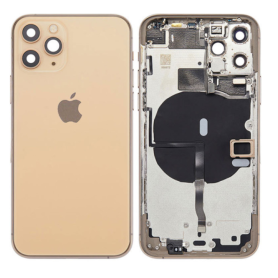 Boîtier, Enveloppe - Chassis Complet iPhone 11 Pro Max Or - Connecteur de Charge Sans Batterie (Origine Demonté) Grade A, prix d