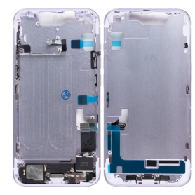 Téléphone Apple, Châssis - Châssis iPhone 14 Violet sans Vitre Arrière sans Batterie (Origine Demonté) - Grade A, prix de gros.