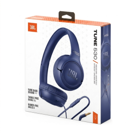 Headsets, Earphones - Wired 3.5 mm Jack Headphones JBL Tune 530 - JBLT530BLU - Blue, wholesale price
