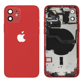 Replacement Parts - Complete iPhone 12 Red Frame - Charge Connector without Battery (Original Disassembled) Grade A, wholesale p