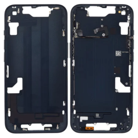 Replacement Frame - copy of iPhone 14 Black Chassis - Without Charge Connector Battery Without Back Glass (Original Disassembled