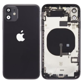 Back Housing, Rear Chassis - Empty iPhone 11 Black Chassis With Magsafe (Original Disassembled) - Grade B, wholesale price