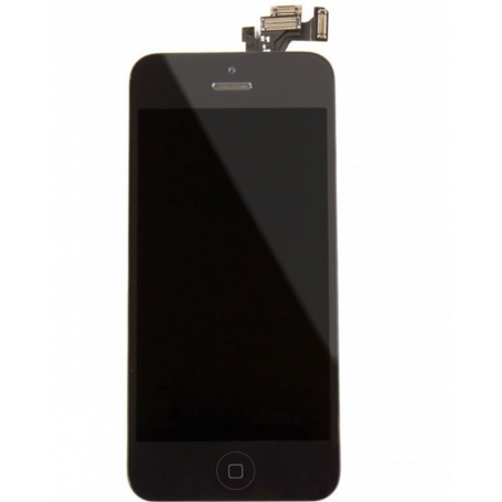 Full Screen iPhone 5 Black with Front Camera, Internal Earpiece, Home Button (Pre-assembled)