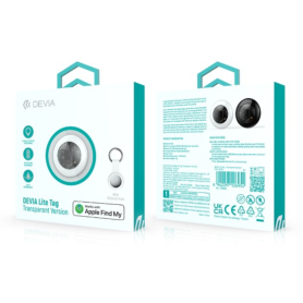 Tracker, Locator - Devia Lite G2305 Wireless MFi Tag Object Locator, Compatible with Apple Find My - Black, wholesale price