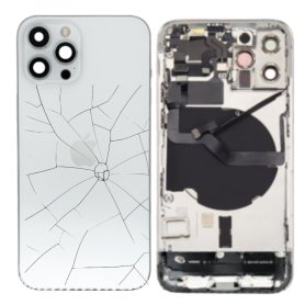 Replacement Parts - iPhone 12 Pro Max Black Complete Chassis - Charging Connector Without Battery (Original Disassembled) - Brok