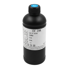 UV Ink, Printing Ink - Epson UV Printer Ink 500ml - Color C, wholesale price