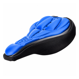 Couvre-selle, Protection - Housse de Selle Vélo en Gel et Mousse Confortable et Antidérapante 26x16cm CIAOBOSI ZXC-9847 - Bleu, 