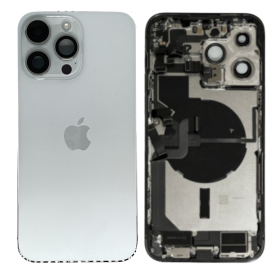 Apple Smartphone, Mobile Phone - Full Frame iPhone 14 Pro Max Silver - Charging Connector without Battery (Original Dismantled)