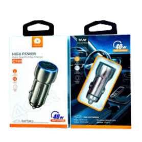 Car Charger, Auto Adapter - Chargeur Allume-Cigare 2 Ports USB-C 40W (WUW-C190), wholesale price