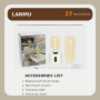 Cleaning Tool, Scrubber - LANMU L38 Electric Cup Brush 360° Soft PA Bristles Type-C Wall-Mounted - White, wholesale price