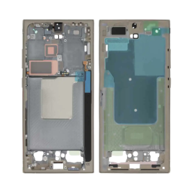 Back Cover, Rear Chassis - Galaxy S24 Ultra 5G (S928) Chassis - Titanium Amber (Service Pack) - GH82-33399C, wholesale price