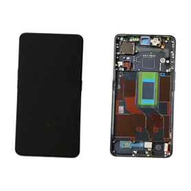 Écran, Display - Ecran OPPO Reno 8 Pro / Reno 8 Pro Plus Noir + Châssis (Service Pack) - 4130263, prix de gros.