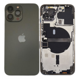 Châssis, Cadre - Châssis Complet iPhone 13 Pro Max Graphite - Sans Connecteur de Charge Sans Batterie (Origine Demonté) Grade AB
