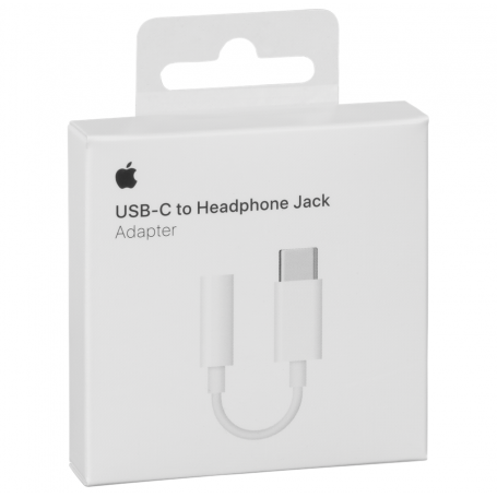 USB-C/3.5mm Jack Adapter MW2Q3ZM/A - Retail Box (Apple)