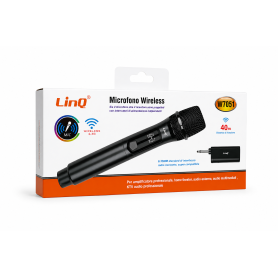 Audio Device, Mic - Wireless Microphone LinQ W7051 - Black, wholesale price