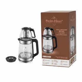 Kettle, Teapot - Swiss Haus SH-GWK2220 2-in-1 Kettle and Teapot, 2200W - Black, wholesale price