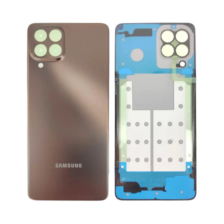 Vitre arrière, Dos - Vitre Arrière Samsung Galaxy M53 5G (M536F) Marron (Service Pack) - GH82-28900B, prix de gros.