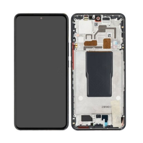 Écran, Display - Ecran Xiaomi 12T/12T Pro Noir + Châssis (Original Reconditionné), prix de gros.
