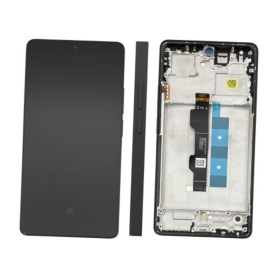 Écran, Display - Ecran Poco M6 Pro Noir + Châssis (OEM), prix de gros.