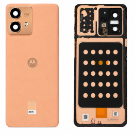 Dos, Coque arrière - Vitre arrière motorola edge 40 NEO Orange (original démonté) - Grade A, prix de gros.