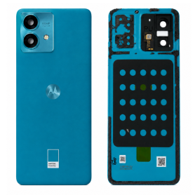 Dos, Coque arrière - Vitre arrière motorola edge 40 NEO Bleu (original démonté) - Grade B, prix de gros.