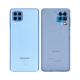 Back Glass, Rear Cover - Samsung Galaxy M22 (M225) Blue Rear Glass (Service Pack) - GH82-26674C, wholesale price
