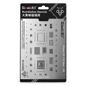 Gabarit, Modèle - Pochoir de rebillage QIANLI Bumblebee - iPhone XS/XS MAX /XR, prix de gros.