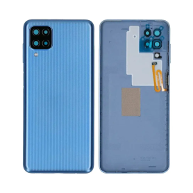 Dos, Coque, Panneau - Vitre Arrière Samsung Galaxy M12 (M127) Bleu, prix de gros.
