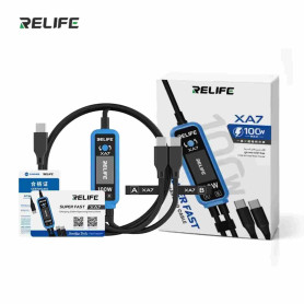 Chargeur, Connecteur - Câble de Charge Rapide 1-en-2 avec Affichage Numérique RELIFE XA7, prix de gros.