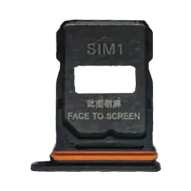 Adaptateur, Support - Tiroir Sim Xiaomi 17T Noir, prix de gros.