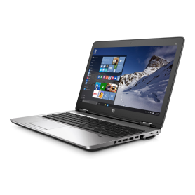 Ordinateur Portable, Laptop - PC Portable HP ProBook 650 G2 - 15,6" - 8 Go/ 256 Go SSD Core I5 6200U 2,3GHZ AZERTY Gris- Grade B