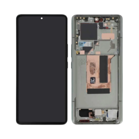 Écran, Display - Ecran Xiaomi 13 Ultra Argent + Châssis (Original Démonté), prix de gros.