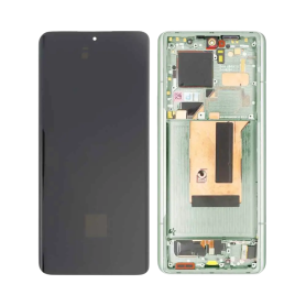 Écran, Display - Ecran Xiaomi 13 Ultra Vert + Châssis (Original Démonté), prix de gros.