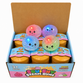 Jouets, Gadgets - Squishy Bun Cristal Lumineux à LED Boîte Mystère WZ5099 – Lot de 12 Pièces Assorties, prix de gros.