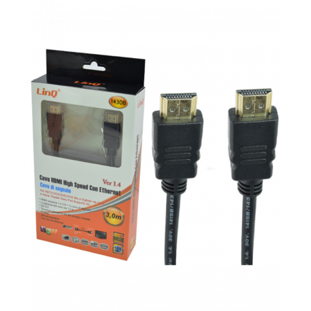 Câble HDMI avec Ethernet 3m LinQ 1430B