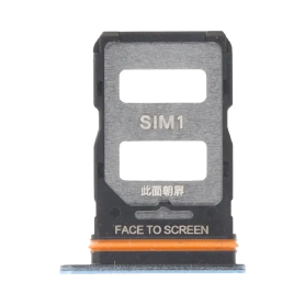 Support Carte Sim, Plateau Sim - Tiroir Sim Xiaomi 12T/12T Pro Bleu, prix de gros.