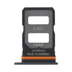Adaptateur, Support - Tiroir Sim Xiaomi 12T/12T Pro Noir, prix de gros.