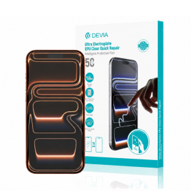 Protection Écran, Film Protecteur - Film Universel EPU Transparent Électroplaqué Auto-Réparateur Devia Ultra - Lot de 50 Pièces,
