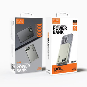 Chargeur Portable, Batterie Externe - Power Bank Magnétique Sans Fil 10000mAh Charge Rapide PD 20 W TUGII-Y07W - Gris, prix de g