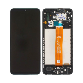 Écran, Display - Ecran Galaxy A02 (A022F) Noir avec Châssis (OLED), prix de gros