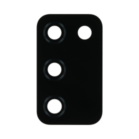 Lentille caméra, Vitre caméra - Glass Cover / Camera Lens Galaxy A03s (A037) Black, prix de gros