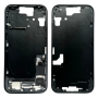 Châssis, Cadre - Chassis iPhone 15 Plus Connecteur de Charge sans Vitre Arrière sans Batterie Noir (Original Demonté) - Grade A,
