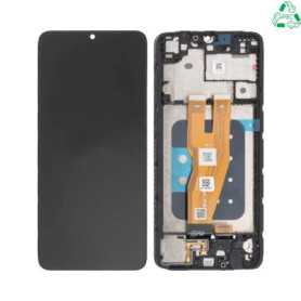 Écran, Display - Ecran Galaxy A05 (A055) Noir avec Châssis (Original Démonté), prix de gros