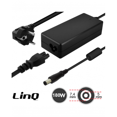 PC Charger DELL 180W / 19.5V 9.23A Tip 7.4*5mm LinQ DL180W