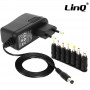 LinQ T-3A08 10W Universal PC Charger, 6 Tips + Micro-USB